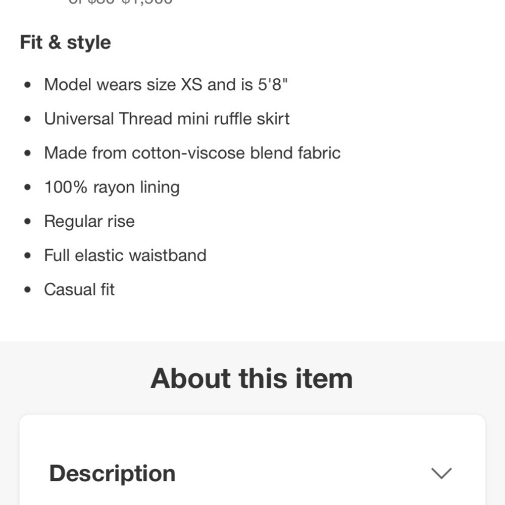 Women's Mini Ruffle Skirt - Universal
Thread™ 🆕 - Picture 5 of 8